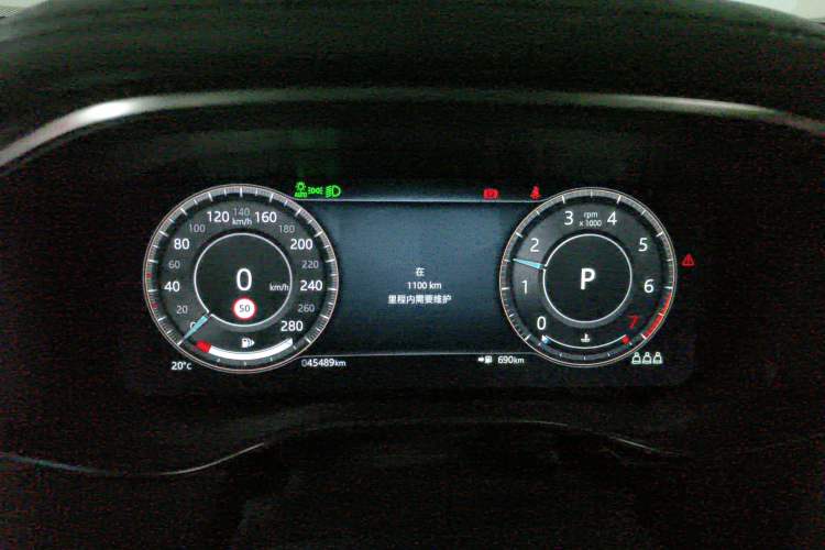 Used Jaguar XFL 2022 XFL 2.0T P250 Two-Wheel-Drive Prestige Luxury Edition Instrument Cluster