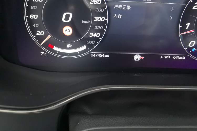 Used Jaguar XFL 2022 XFL 2.0T P200 Two-Wheel-Drive Elite Luxury Edition Odometer Close Up