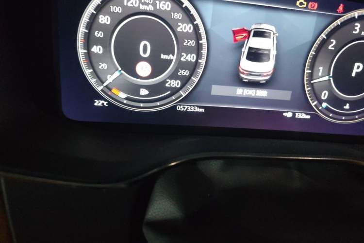 Used Jaguar XFL 2022 XFL 2.0T P250 Two-Wheel-Drive Elite Sport Edition Odometer Close Up
