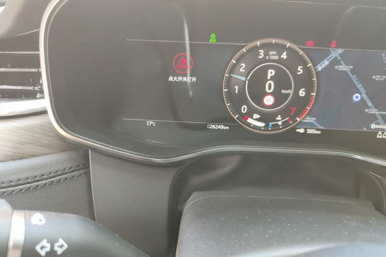 Used Jaguar XFL 2022 XFL 2.0T P200 Two-Wheel-Drive Elite Luxury Edition Odometer Close Up