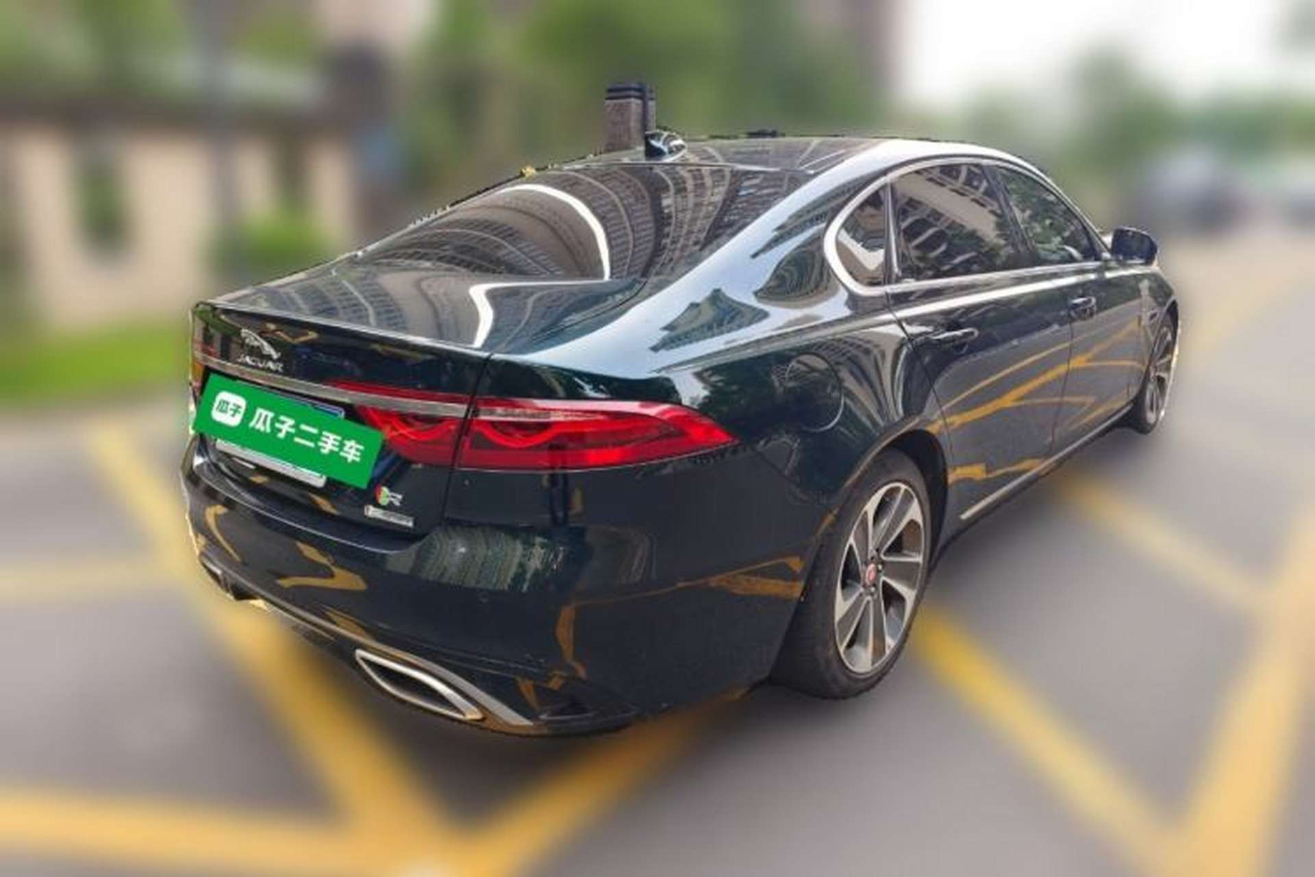 Used Jaguar XFL 2022 XFL 2.0T P200 Two-Wheel-Drive Elite Luxury Edition Rear Right 45 Deg