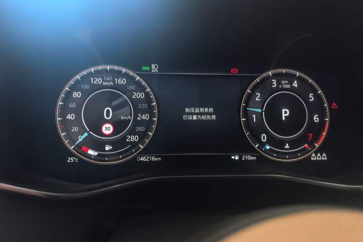 Used Jaguar XFL 2022 XFL 2.0T P250 Two-Wheel-Drive Prestige Luxury Edition Instrument Cluster