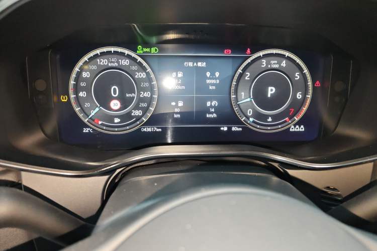 Used Jaguar XFL 2022 XFL 2.0T P200 Two-Wheel-Drive Elite Luxury Edition Instrument Cluster