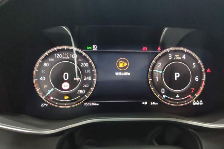 Used Jaguar XFL 2022 XFL 2.0T P200 Two-Wheel-Drive Elite Luxury Edition Instrument Cluster