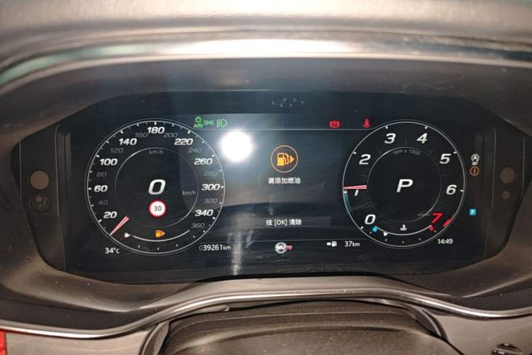 Used Jaguar XFL 2022 XFL 2.0T P250 Two-Wheel-Drive Elite Sport Edition Instrument Cluster