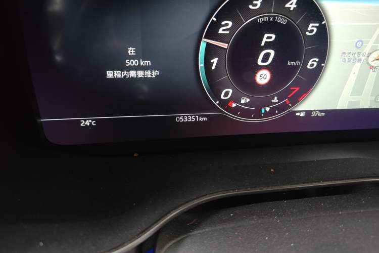 Used Jaguar XFL 2022 XFL 2.0T P250 Two-Wheel-Drive Elite Sport Edition Odometer Close Up