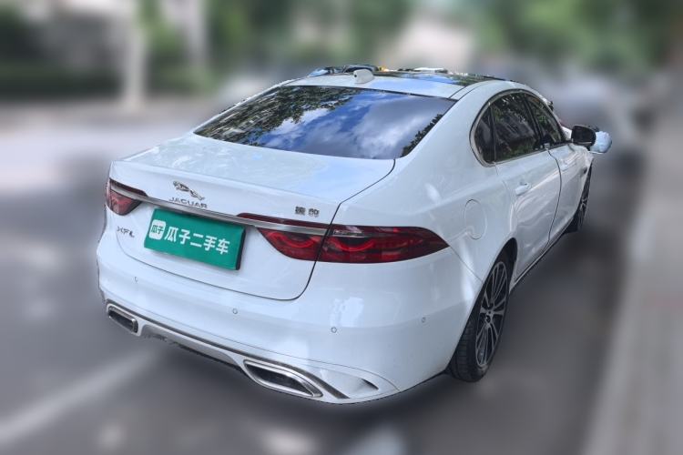 Used Jaguar XFL 2022 XFL 2.0T P250 Two-Wheel-Drive Prestige Luxury Edition Rear Right 45 Deg