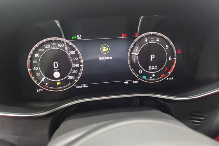Used Jaguar XFL 2023 XFL 2.0T P250 Two-Wheel-Drive Elite Sport Edition Instrument Cluster