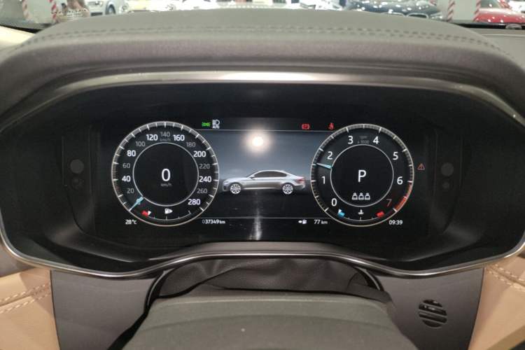 Used Jaguar XFL 2023 XFL 2.0T P250 Two-Wheel-Drive Prestige Luxury Gold Edition Instrument Cluster