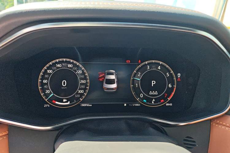 Used Jaguar XFL 2023 XFL 2.0T P300 Four-Wheel-Drive Flagship Sport Edition Instrument Cluster