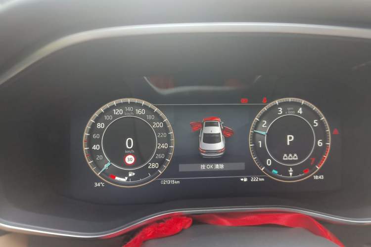 Used Jaguar XFL 2023 XFL 2.0T P250 Two-Wheel-Drive Luxury Deluxe Edition Instrument Cluster