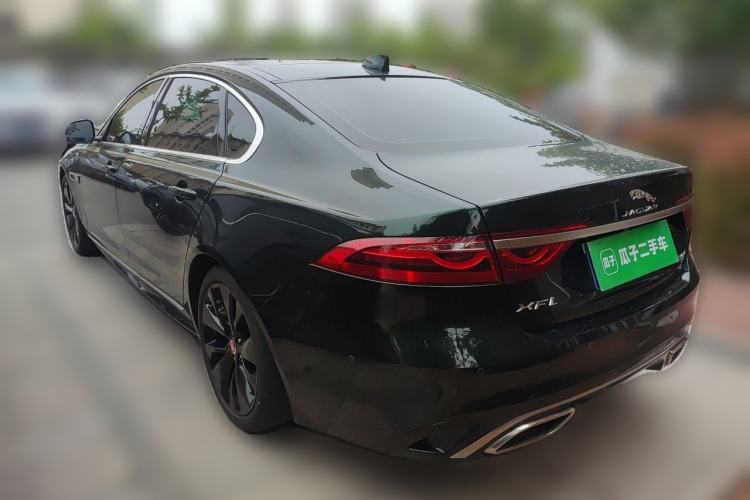 Used Jaguar XFL 2023 XFL 2.0T P300 Four-Wheel-Drive Flagship Sport Edition Rear Left 45 Deg