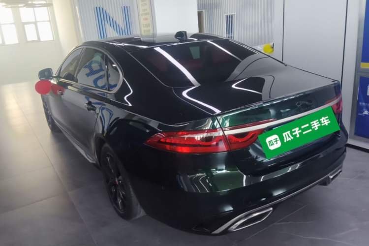Used Jaguar XFL 2023 XFL 2.0T P250 Two-Wheel-Drive Elite Sport Gold Edition Rear Left 45 Deg