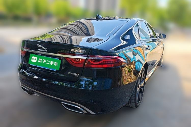 Used Jaguar XFL 2023 XFL 2.0T P300 Four-Wheel-Drive Flagship Sport Edition Rear Right 45 Deg