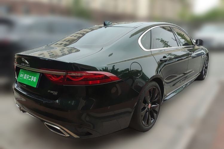 Used Jaguar XFL 2023 XFL 2.0T P300 Four-Wheel-Drive Flagship Sport Edition Rear Right 45 Deg