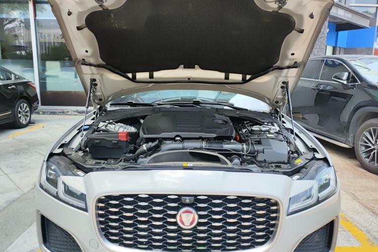 Used Jaguar XFL 2023 XFL 2.0T P250 Two-Wheel-Drive Prestige Luxury Gold Edition Engine Bay