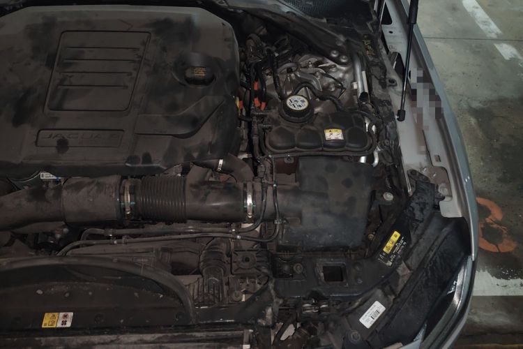 Used Jaguar XFL 2023 XFL 2.0T P250 Two-Wheel-Drive Prestige Luxury Gold Edition Engine Bay Left