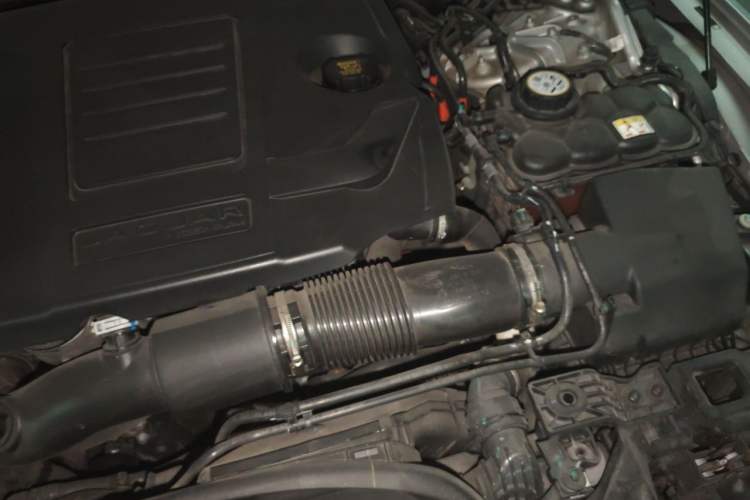 Used Jaguar XFL 2023 XFL 2.0T P250 Two-Wheel-Drive Prestige Luxury Gold Edition Engine Bay Left