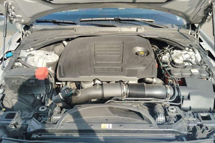 Used Jaguar XFL 2023 XFL 2.0T P250 Two-Wheel-Drive Prestige Luxury Gold Edition Engine Bay