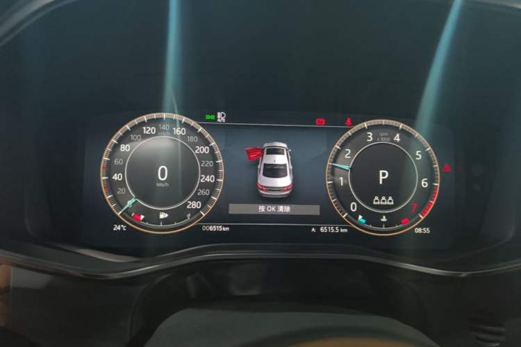 Used Jaguar XFL 2024 2.0T P250 Two-Wheel Drive Prestige Luxury Edition Instrument Cluster