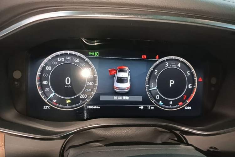 Used Jaguar XFL 2024 2.0T P250 Two-Wheel Drive Prestige Luxury Edition Instrument Cluster