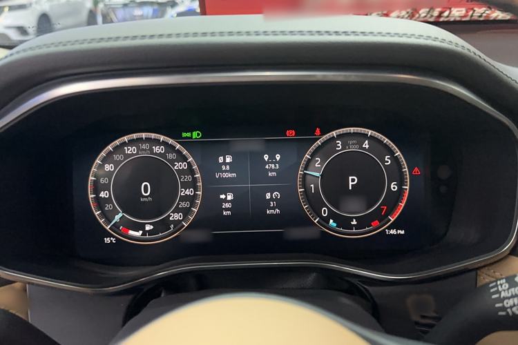 Used Jaguar XFL 2024 2.0T P250 Two-Wheel Drive Prestige Luxury Edition Instrument Cluster