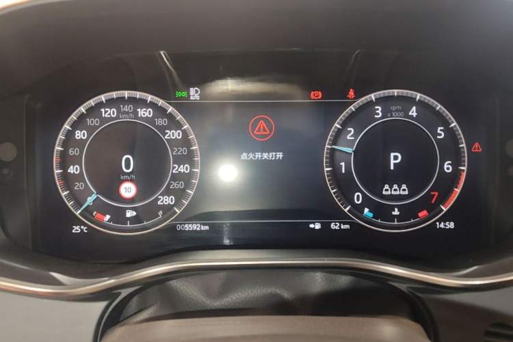 Used Jaguar XFL 2024 2.0T P300 Four-Wheel Drive Flagship Sport Gold Edition Instrument Cluster