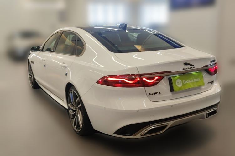 Used Jaguar XFL 2024 2.0T P300 Four-Wheel Drive Flagship Sport Gold Edition Rear Left 45 Deg