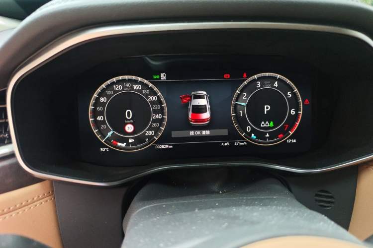 Used Jaguar XFL 2024 2.0T P250 Two-Wheel Drive Prestige Luxury Edition Instrument Cluster