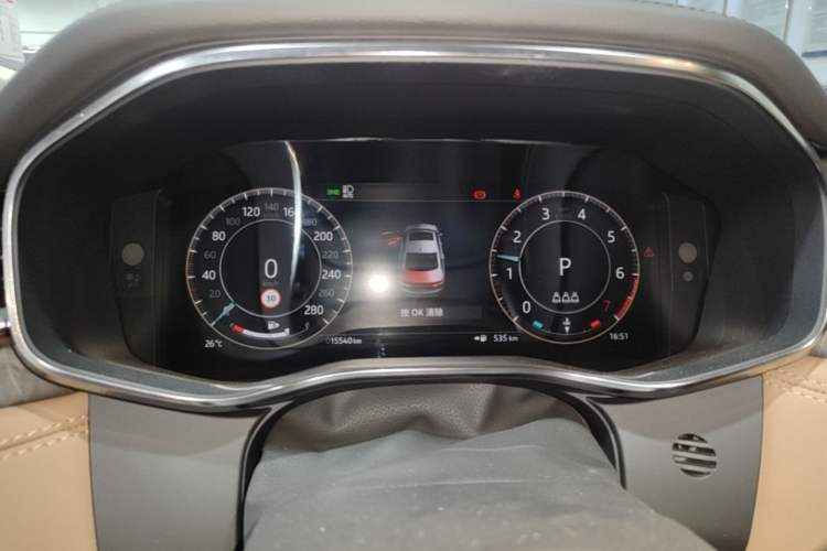 Used Jaguar XFL 2024 2.0T P250 Two-Wheel Drive Prestige Luxury Edition Instrument Cluster