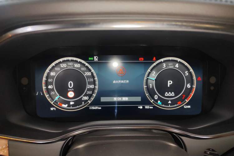 Used Jaguar XFL 2024 2.0T P250 Two-Wheel Drive Prestige Luxury Edition Instrument Cluster