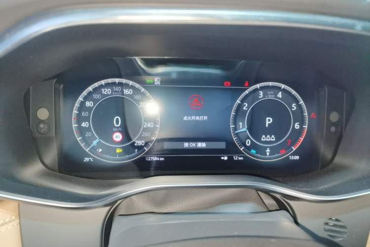 Used Jaguar XFL 2024 2.0T P250 Two-Wheel Drive Prestige Luxury Edition Instrument Cluster