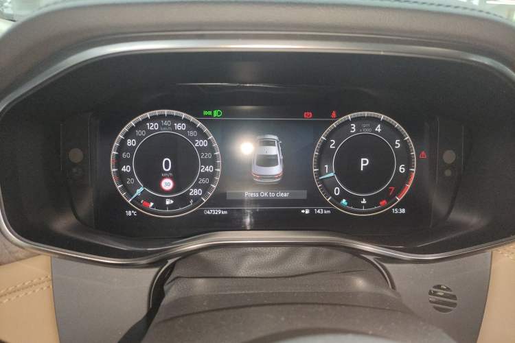 Used Jaguar XFL 2024 2.0T P250 Two-Wheel Drive Prestige Luxury Edition Instrument Cluster