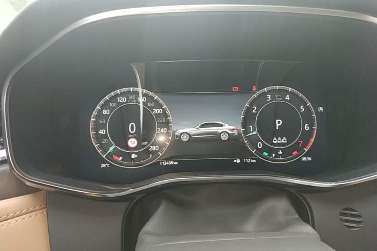 Used Jaguar XFL 2024 2.0T P250 Two-Wheel Drive Prestige Luxury Edition Instrument Cluster