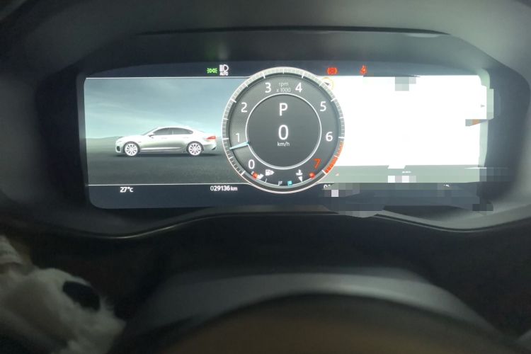 Used Jaguar XFL 2024 2.0T P250 Two-Wheel Drive Prestige Luxury Edition Odometer Close Up