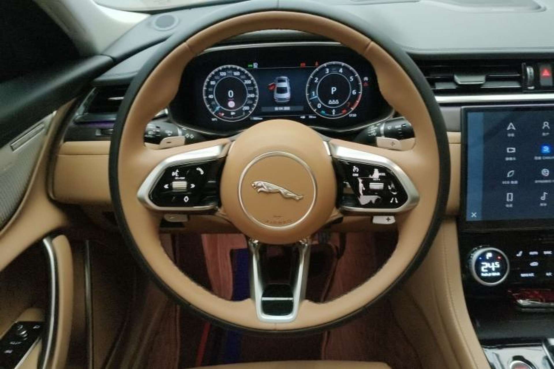 Used Jaguar XFL 2024 2.0T P250 Two-Wheel Drive Prestige Luxury Edition Steering Wheel
