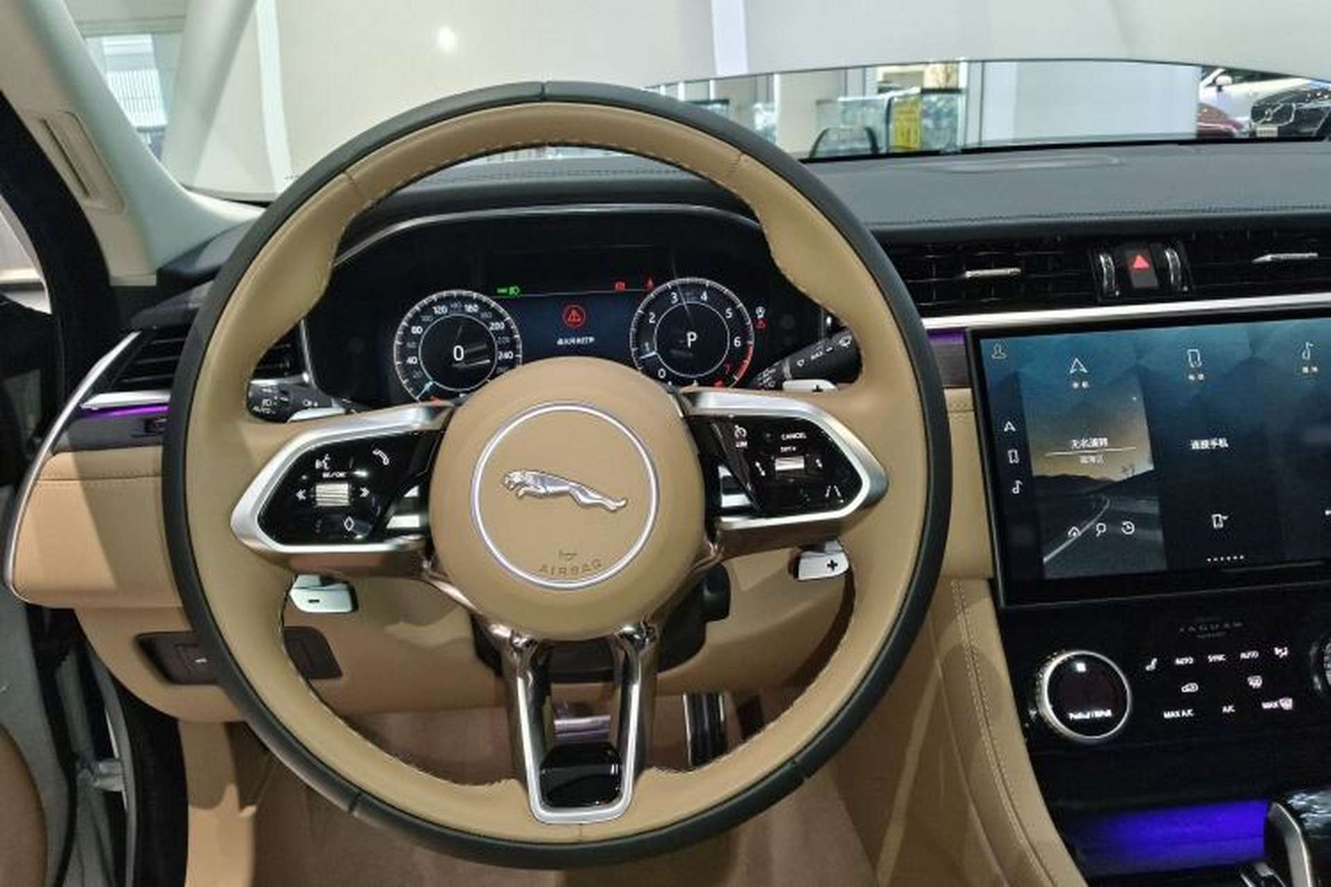 Used Jaguar XFL 2024 2.0T P250 Two-Wheel Drive Prestige Luxury Edition Steering Wheel