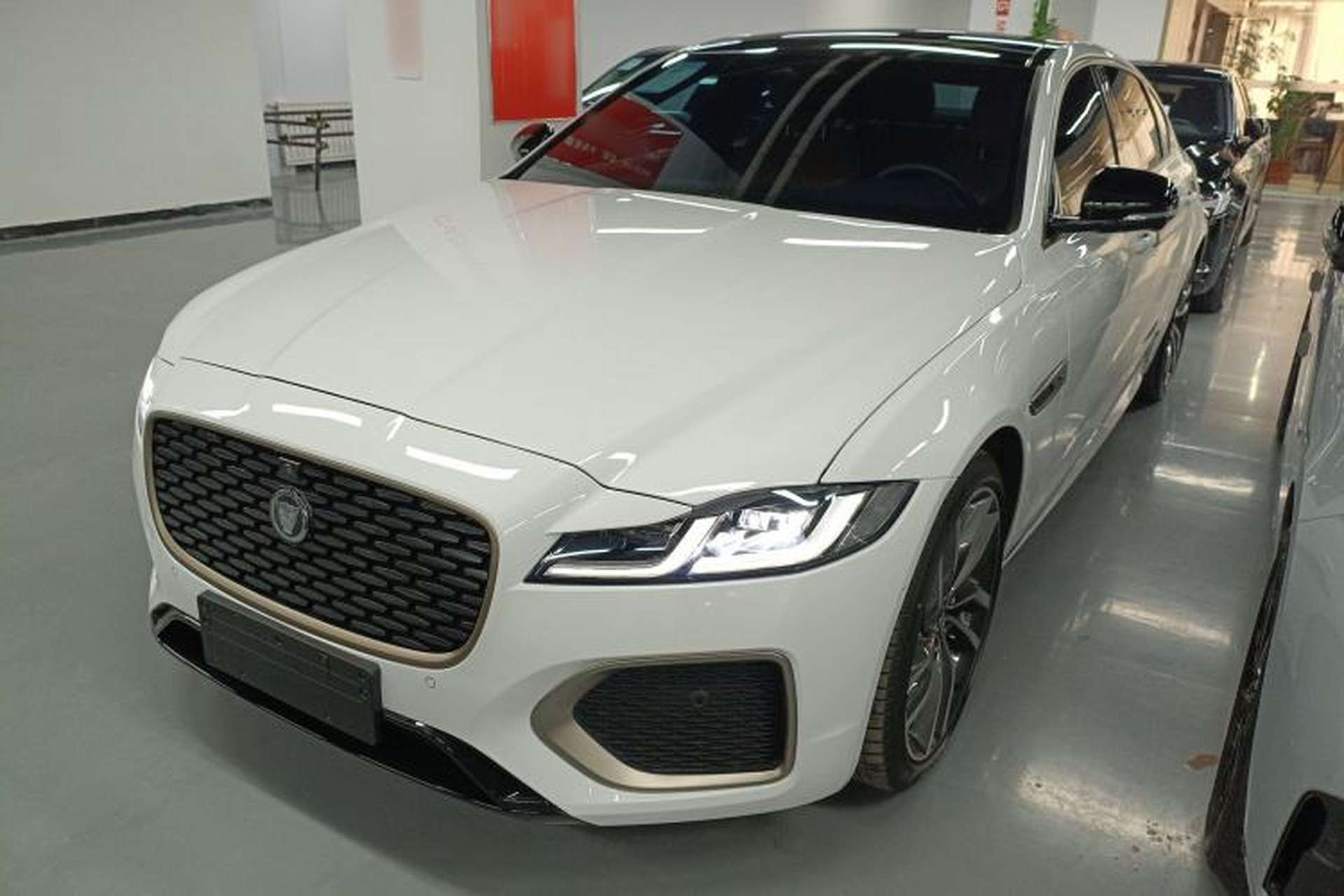 Used Jaguar XFL 2024 2.0T P300 Four-Wheel Drive Flagship Sport Gold Edition Front Left 45 Deg