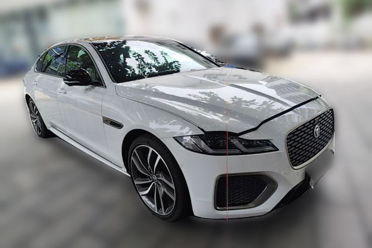 Used Jaguar XFL 2024 2.0T P300 Four-Wheel Drive Flagship Sport Gold Edition Front Right 45 Deg