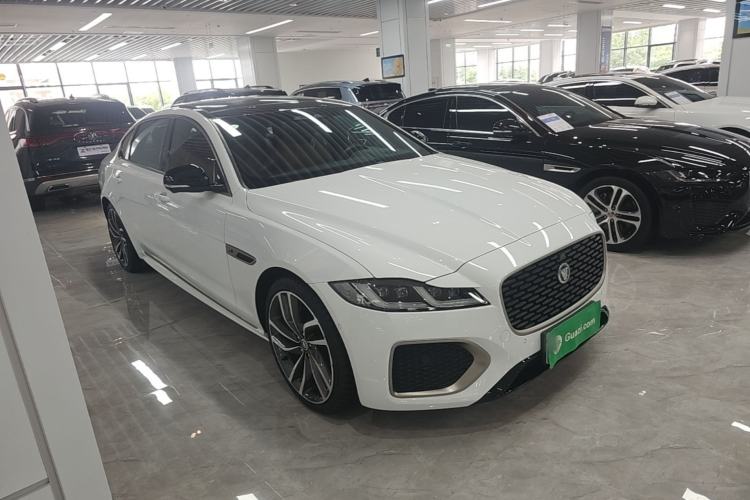 Used Jaguar XFL 2024 2.0T P300 Four-Wheel Drive Flagship Sport Gold Edition Front Right 45 Deg