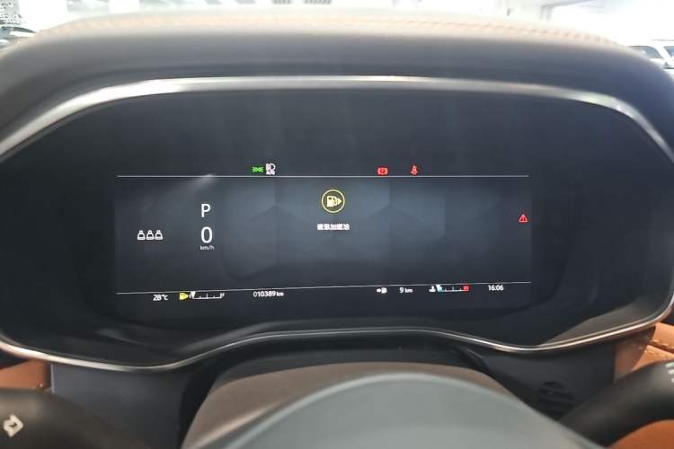 Used Jaguar XFL 2024 2.0T P300 Four-Wheel Drive Flagship Sport Gold Edition Instrument Cluster