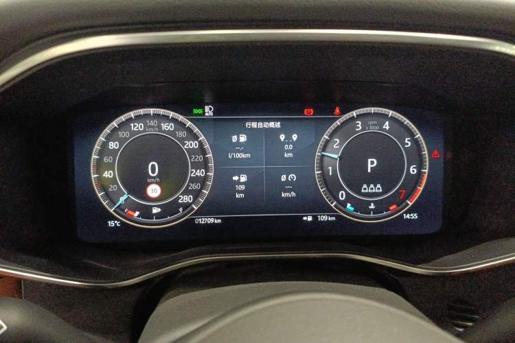 Used Jaguar XFL 2024 2.0T P300 Four-Wheel Drive Flagship Sport Gold Edition Instrument Cluster
