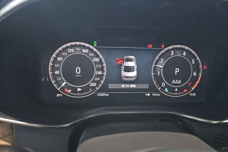 Used Jaguar XFL 2024 2.0T P250 Two-Wheel Drive Prestige Luxury Edition Instrument Cluster