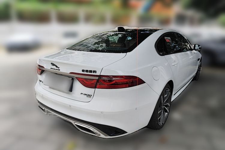 Used Jaguar XFL 2024 2.0T P300 Four-Wheel Drive Flagship Sport Gold Edition Rear Right 45 Deg