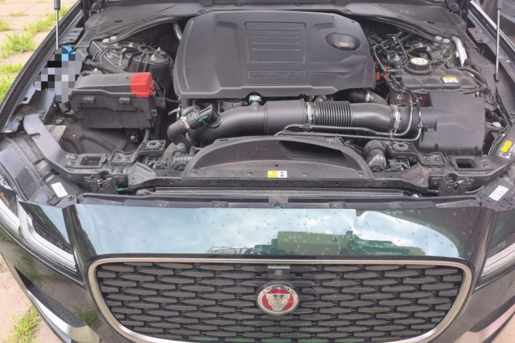 Used Jaguar XFL 2025 Model—2.0T P250, Two-Wheel Drive, Premium Luxury Edition Engine Bay
