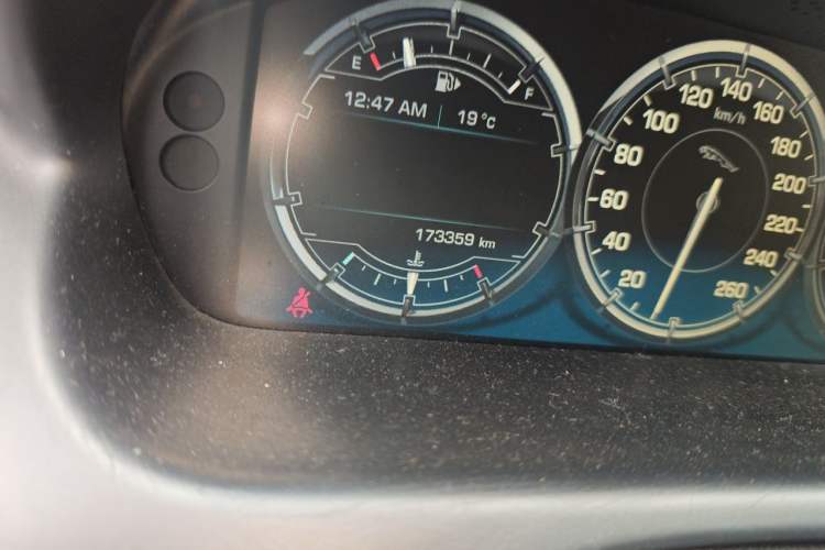 Used Jaguar XJ 2012 XJL 3.0 Panoramic Business Edition Odometer Close Up
