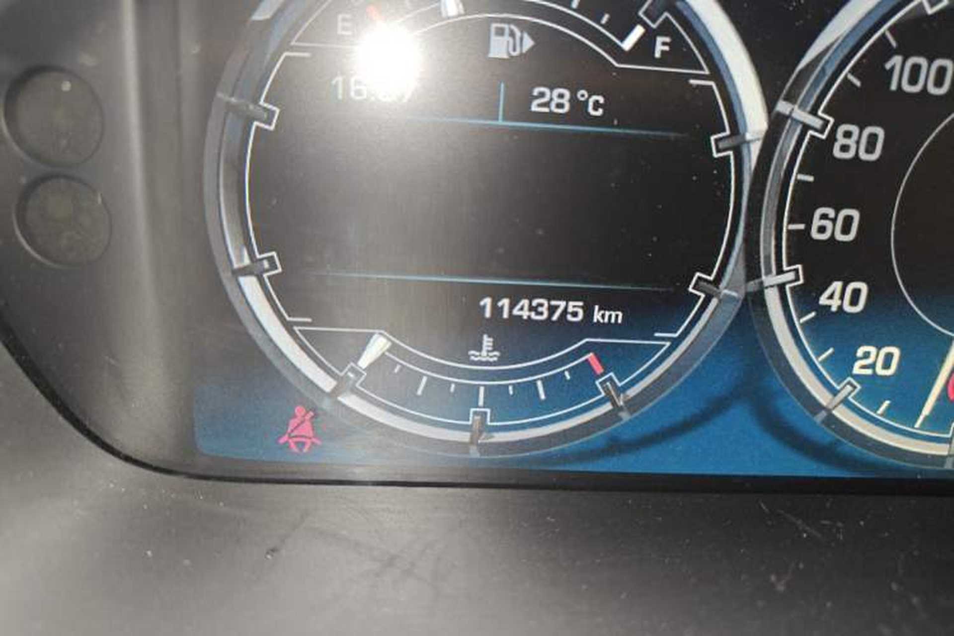 Used Jaguar XJ 2012 XJL 3.0 Panoramic Business Edition Odometer Close Up