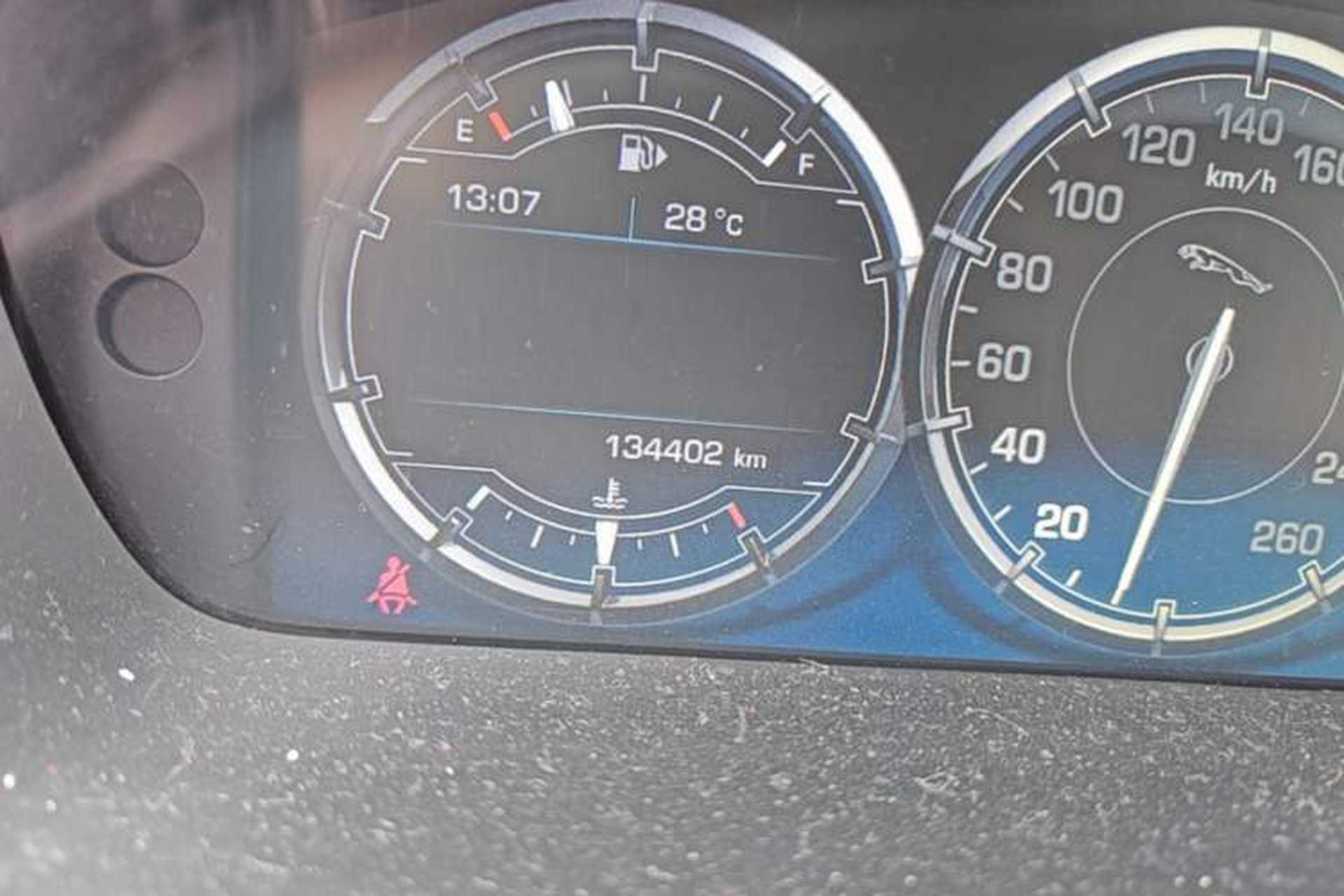 Used Jaguar XJ 2013 XJL 3.0 SC Panoramic Business Edition Odometer Close Up