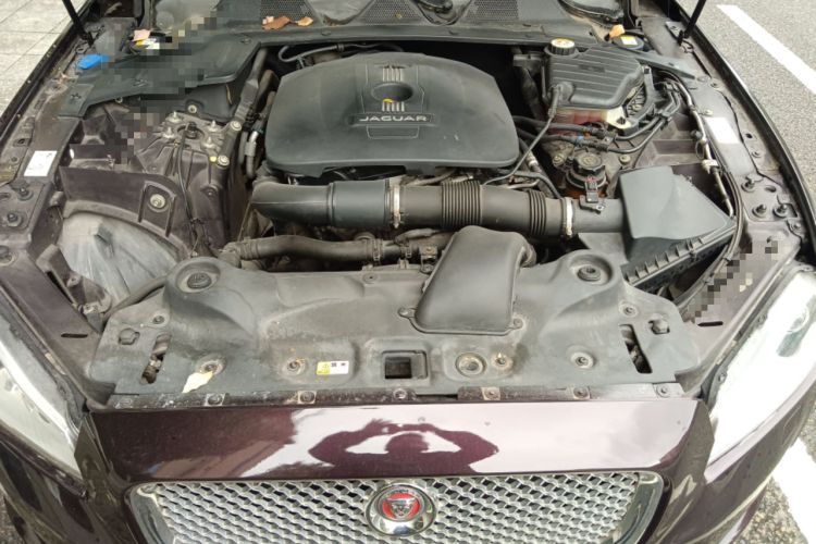 Used Jaguar XJ 2014 XJL 2.0T Two-Wheel-Drive Elegant Business Edition Engine Bay