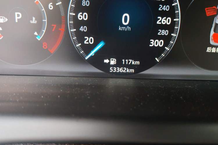 Used Jaguar XJ 2016 XJL 2.0T Two-Wheel-Drive Elegant Business Edition Odometer Close Up